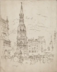 La Croce di Elinor, di fronte alla Stazione Ferroviaria di Charing Cross