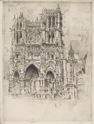 La facciata ovest, Amiens