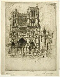 La facciata ovest, Amiens