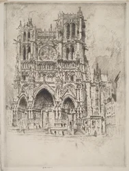 La facciata occidentale, Amiens