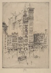 Union Square, giornata piovosa