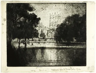 Le Torri di Westminster, da Saint James Park