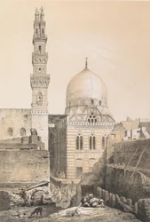 80. Moschea e tomba di el Ghoury, al Cairo, 1843