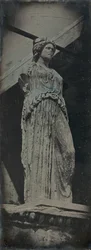 Cariatide, Erechtheion, Atene, 1842