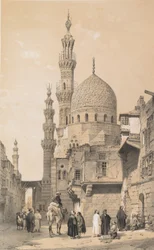 Moschea, al Cairo, 1843