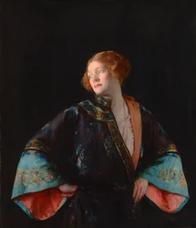 Il mantello mandarino blu (Il kimono blu)