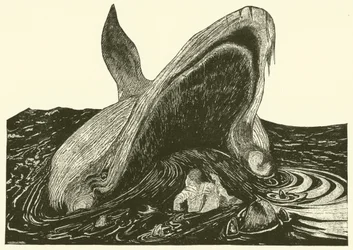 La balena che inghiotte il marinaio