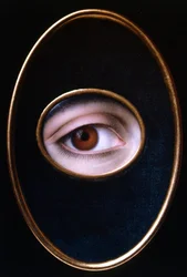 Occhio di una giovane donna