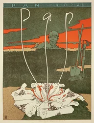 Riproduzione di un poster pubblicitario 