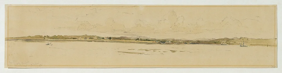 La rada di Point de Galle a Ceylon (Sri Lanka)