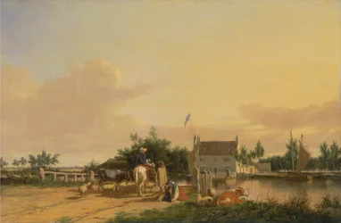 Buckenham Ferry, sul fiume Yare, Norfolk