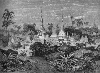 Pagode, vicino a Pegu