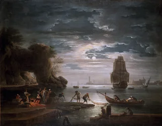 Scena costiera (La notte)