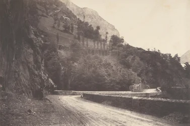 Route de Pierrefitte à Luz St Sauveur, 1853