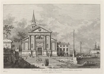Veduta del Prospetto della Chiesa di San Francesco