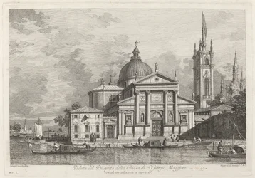 Veduta del prospetto della Chiesa di S. Giorgio Maggiore