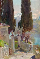 Il portale del monastero, XIX secolo