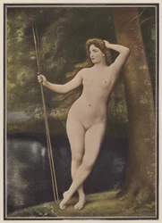 Una ninfa cacciatrice