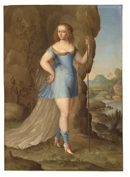 Un guerriero (olio su rame)