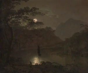 Un Lago al Chiaro di Luna