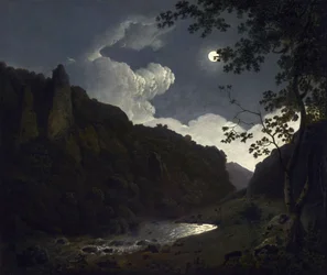 Dovedale al chiaro di luna