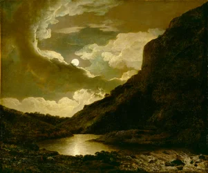 Matlock Tor al chiaro di luna, circa 1778