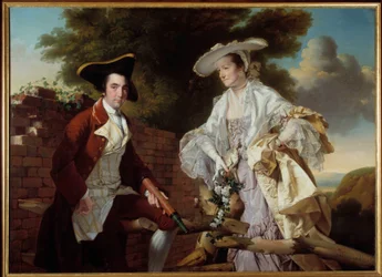 Ritratto del cartografo Peter Perez Burdett (1735-1793) e sua moglie Hannah