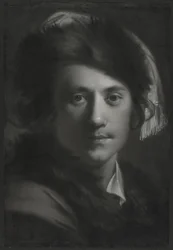 Autoritratto con Cappello di Pelliccia