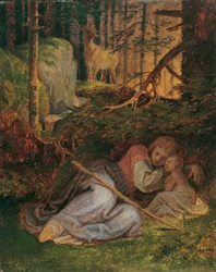 Il riposo di Genoveva nel bosco