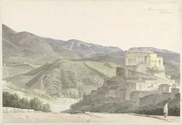Paesaggio italiano presso Subiaco