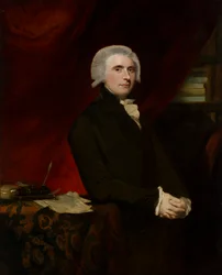 Ritratto di Thomas, Lord Erskine (1750-1823) nella sua biblioteca