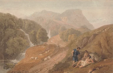 Paesaggio Arcadico con Pastori