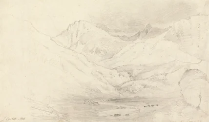 La valle di Nant Ffrancon, Caernarvonshire