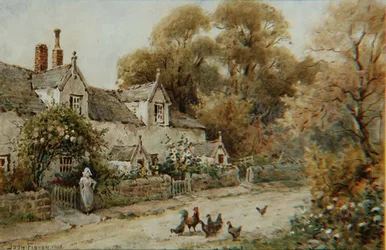 Cottage sul Ciglio della Strada in Estate