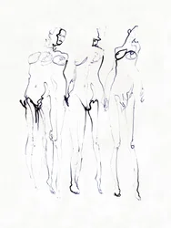 Tre figure eleganti