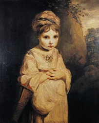 Ragazza con fragole, dipinto di Joshua Reynolds (1723-1792)