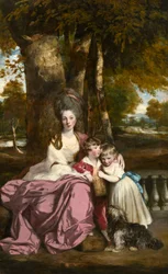 Lady Elizabeth Delme e i suoi Figli
