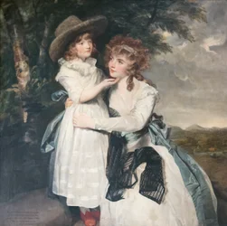 Miss Cocks e sua nipote, circa 1790