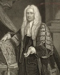 Ritratto di Henry Fox, 1° Barone Holland (1705-74), inciso da Henry Robinson