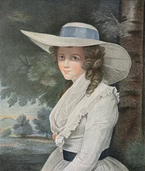 La Contessa Spencer (m.1831) (incisa da Francesco Bartolozzi, 1787)