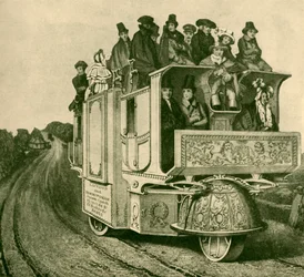 Carro a vapore di William Church tra Londra e Birmingham