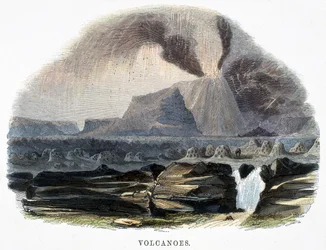 Vulcani, da Fenomeni della Natura, 1849