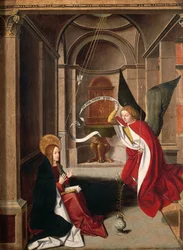 Annunciazione, dettaglio