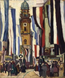 J.Goossens, Giorno di festa alla chiesa dei Teatini