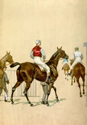 Cavalli e fantini, XX secolo (illustrazione)