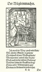 Il fabbricante di bilance (incisione)