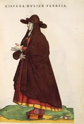 Contadina spagnola, da Habitus praecipuorum popularum