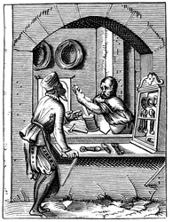 Lavoratore del filo, XVI secolo