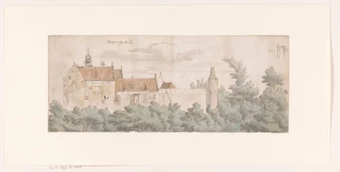 Vista del Castello di Ooij, Brabante Settentrionale