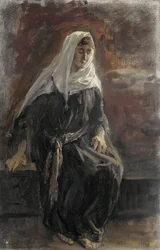 Donna seduta